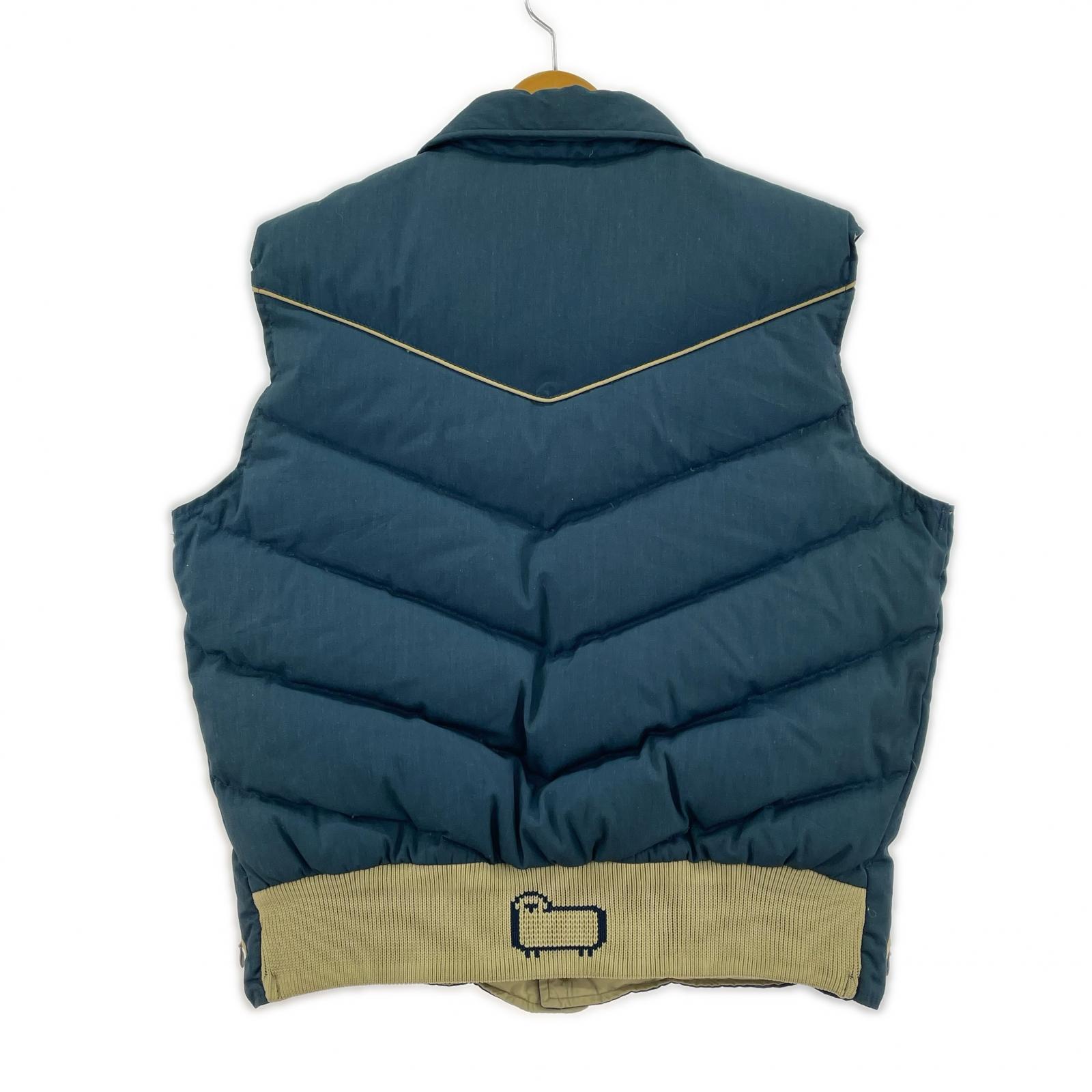 ダウンベスト WOOLRICH 白タグ　OLD ネイビー