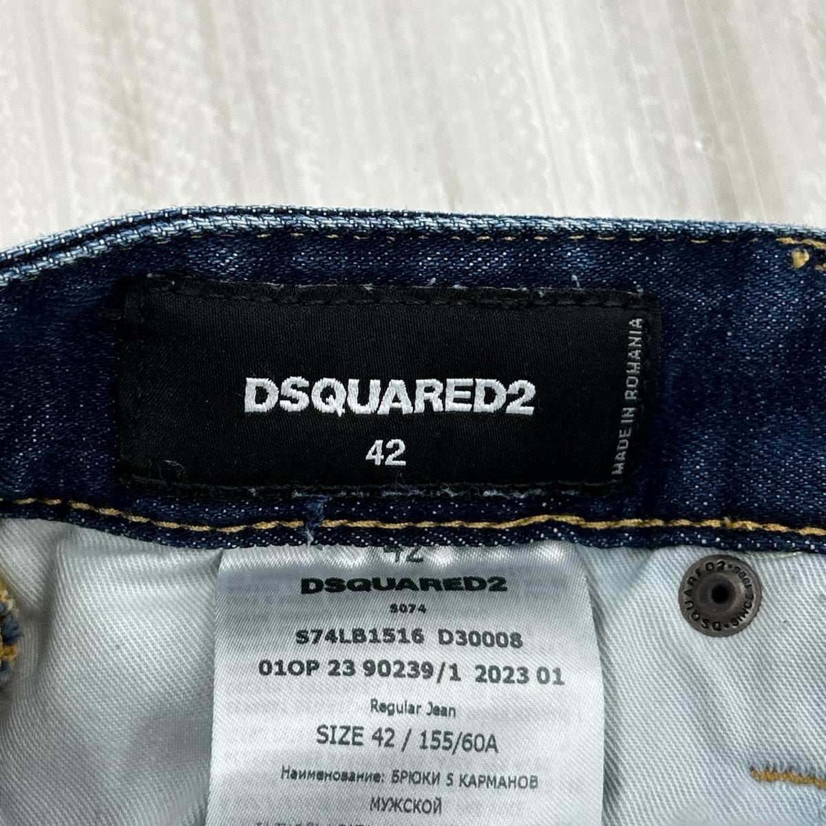 デニムパンツ デニムパンツ S74LB1516 42 ブルー