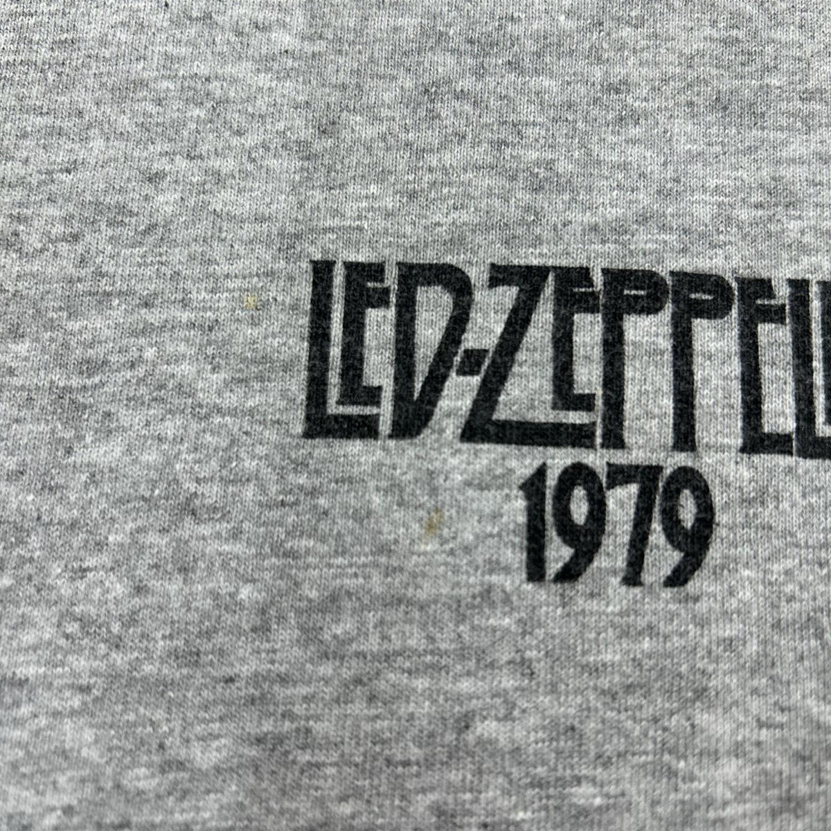 半袖Ｔシャツ LED ZEPPELIN 1979 ﾘﾝｶﾞｰ ｸﾞﾚｰ M M グレー