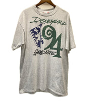 半袖Ｔシャツ 90s Disney GRAD NITE94 イベントTシャツ1994年 DISNEY DESIGNﾀｸﾞ LL