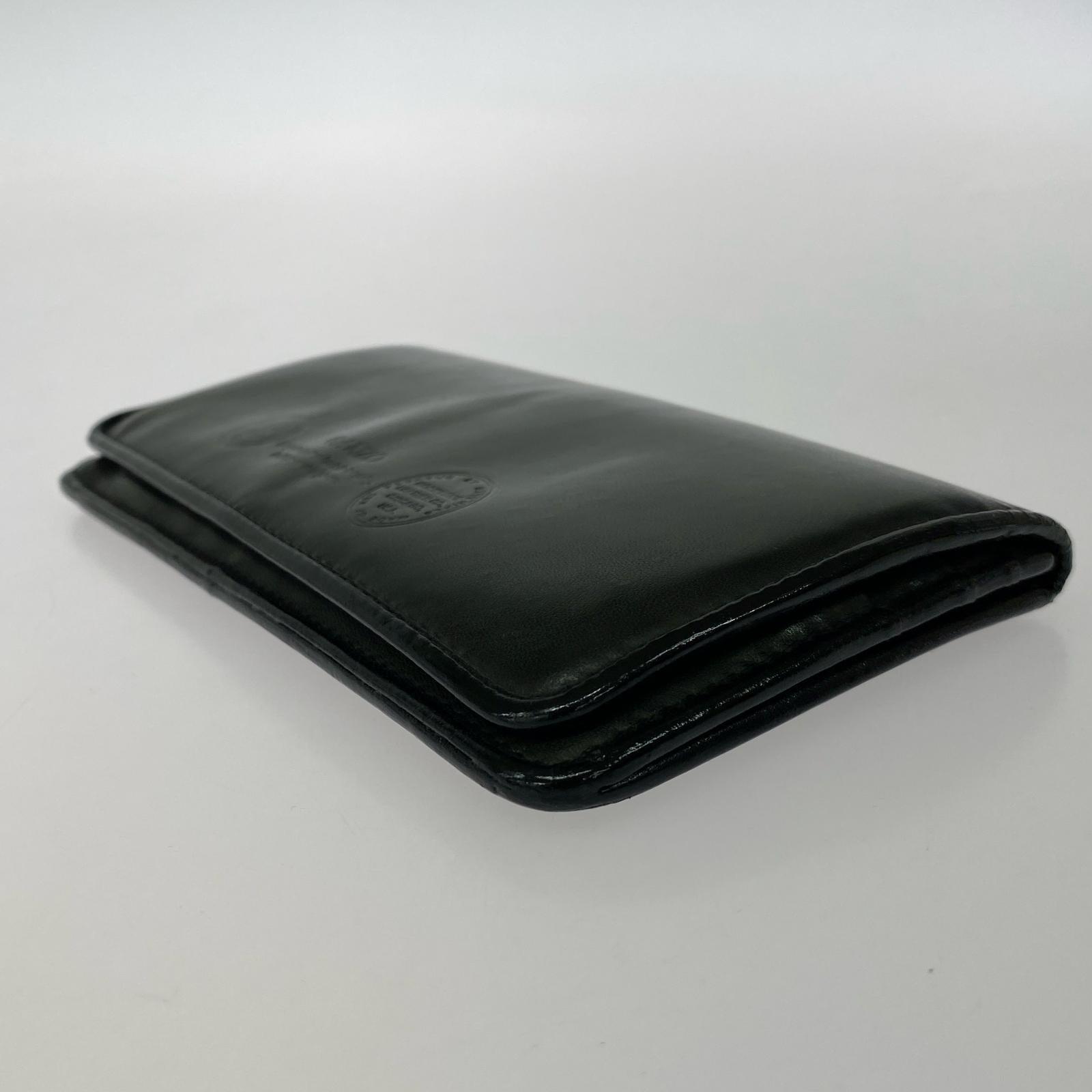 長財布 GANZO horween leather ブラック ブラック