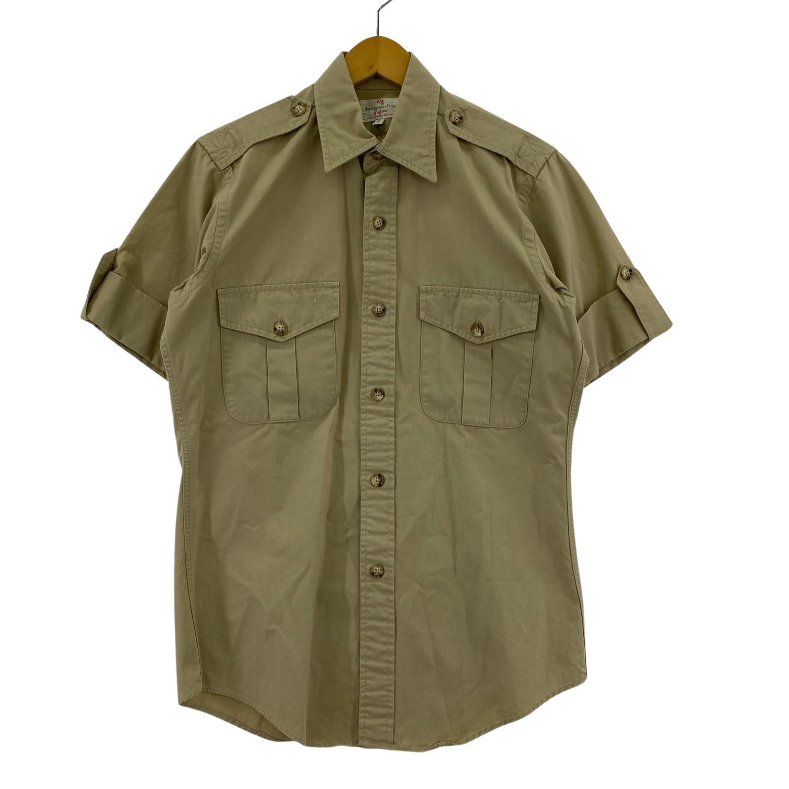 半袖シャツ abercrombie&fitch シャツ OLD 70s S ベージュ