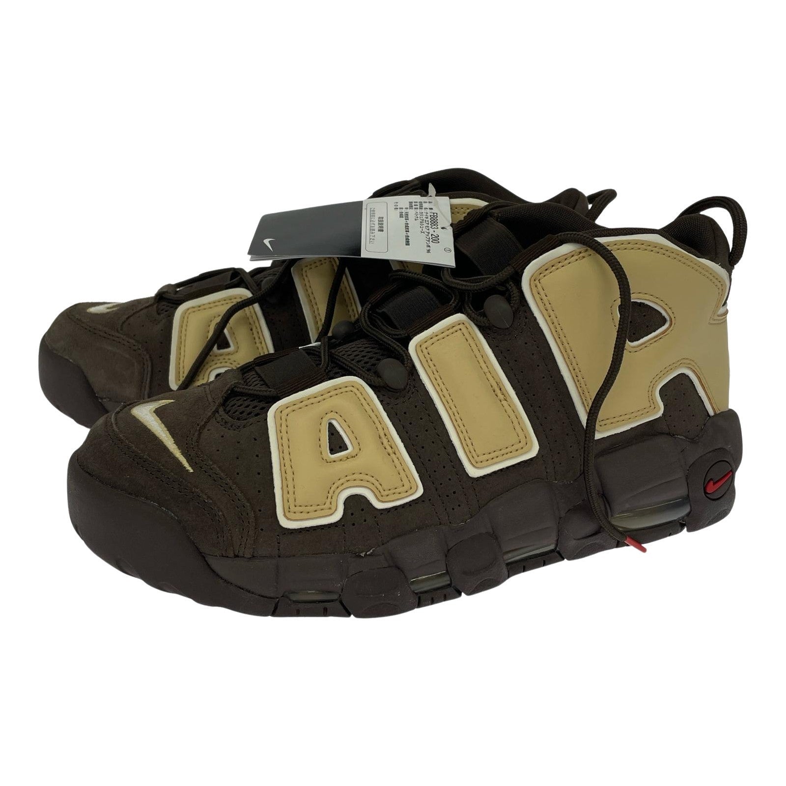 スニーカー AIR MORE UPTEMPO 96 28.5cm (US10 1/2 UK10 EU47) ブラウン