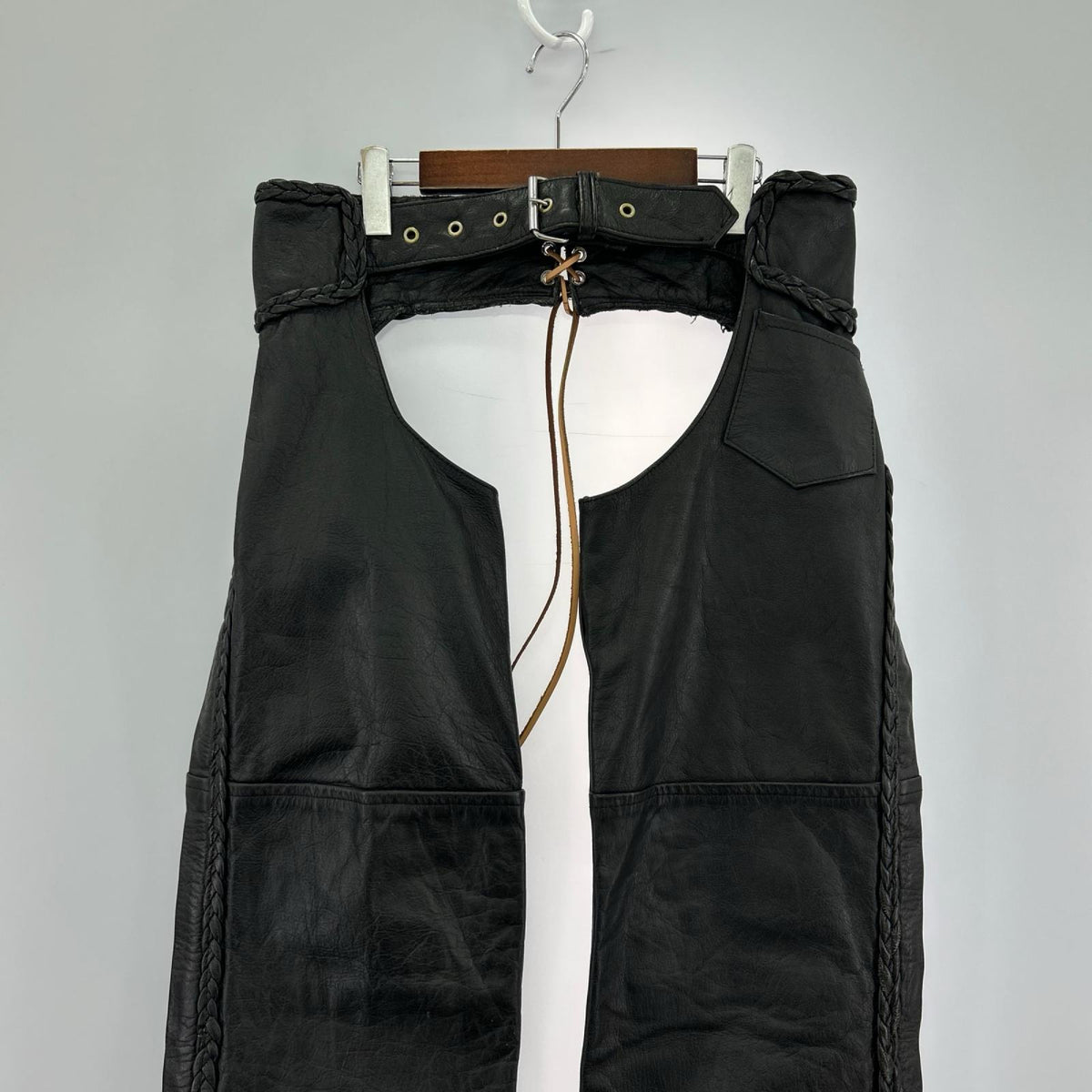 パンツ UNIK ﾚｻﾞｰ S ブラック
