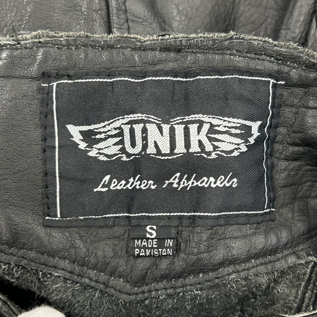 パンツ UNIK ﾚｻﾞｰ S ブラック