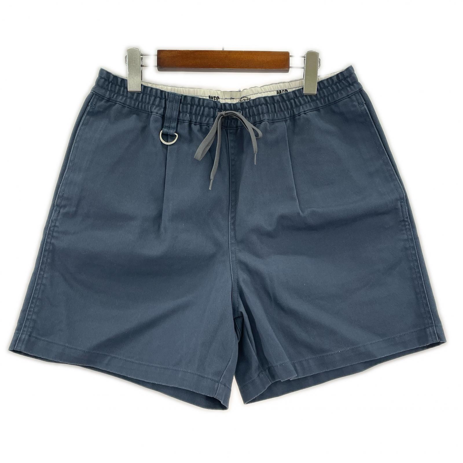 ショートパンツ ×MFC STORE 22SS TUCK SHORT WORK PANTS L ネイビー