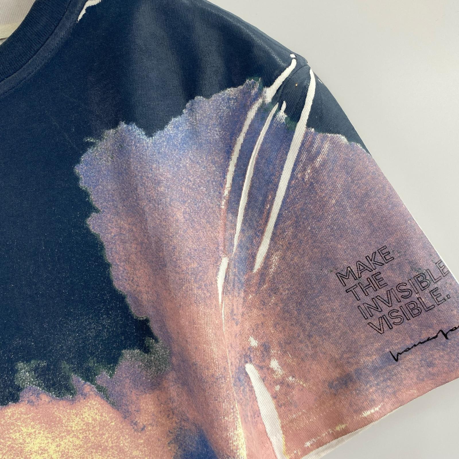 半袖Ｔシャツ コーティング 総柄 S マルチカラー