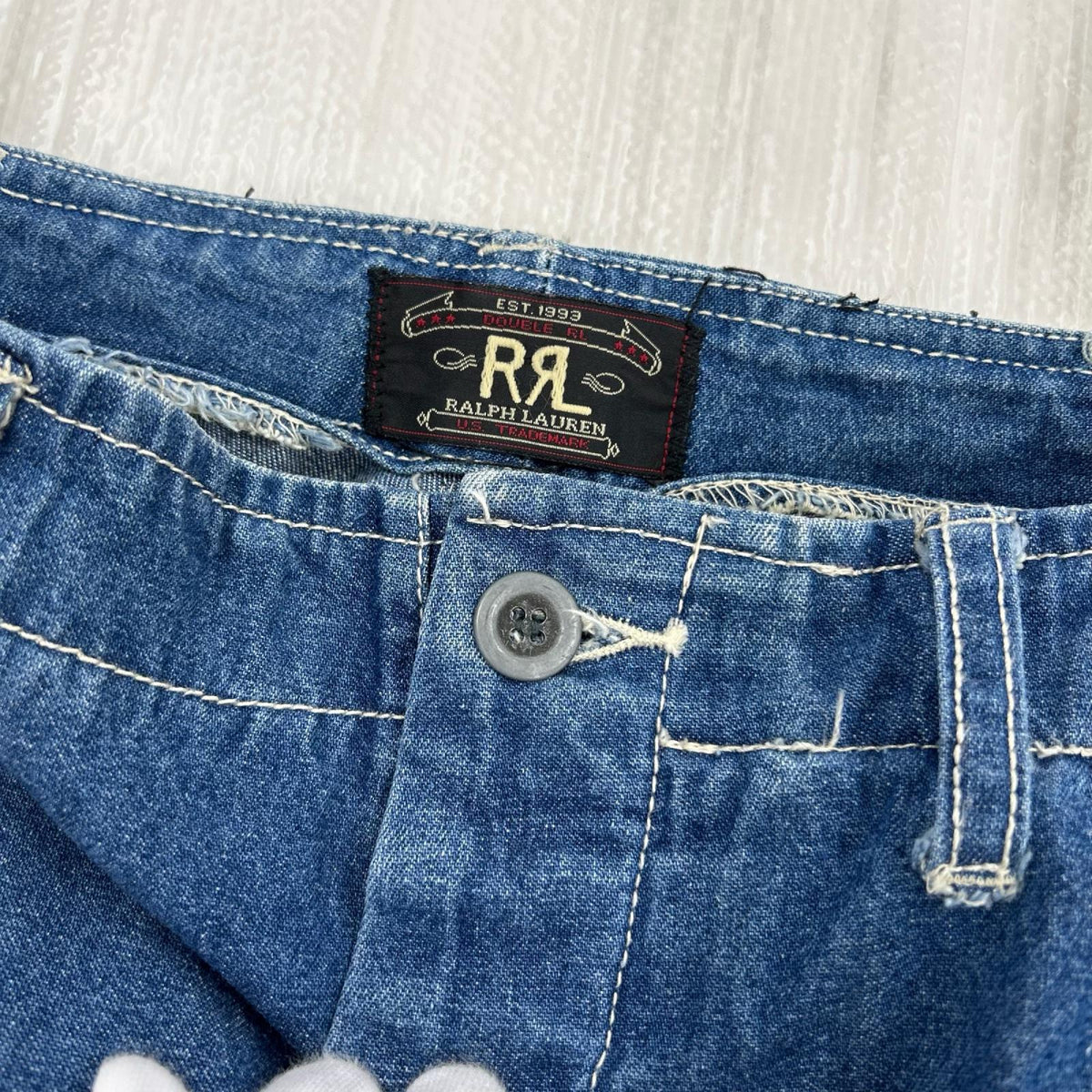 デニムパンツ ③RRL 90s　初期　カーゴデニム ブルー