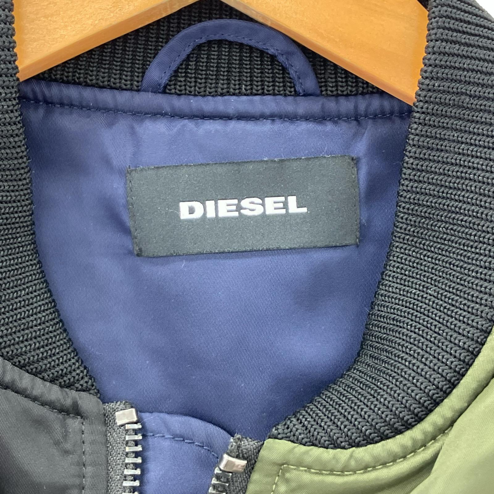 ジャケット DIESEL バイカラーMA-1 フライトジャケット (S) S