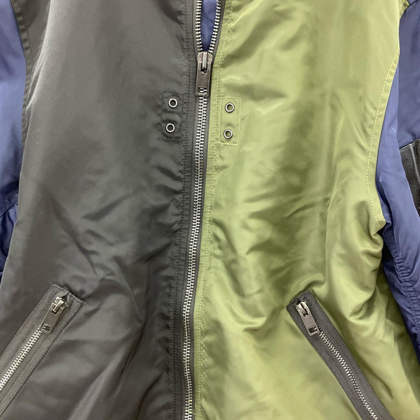ジャケット DIESEL バイカラーMA-1 フライトジャケット (S) S