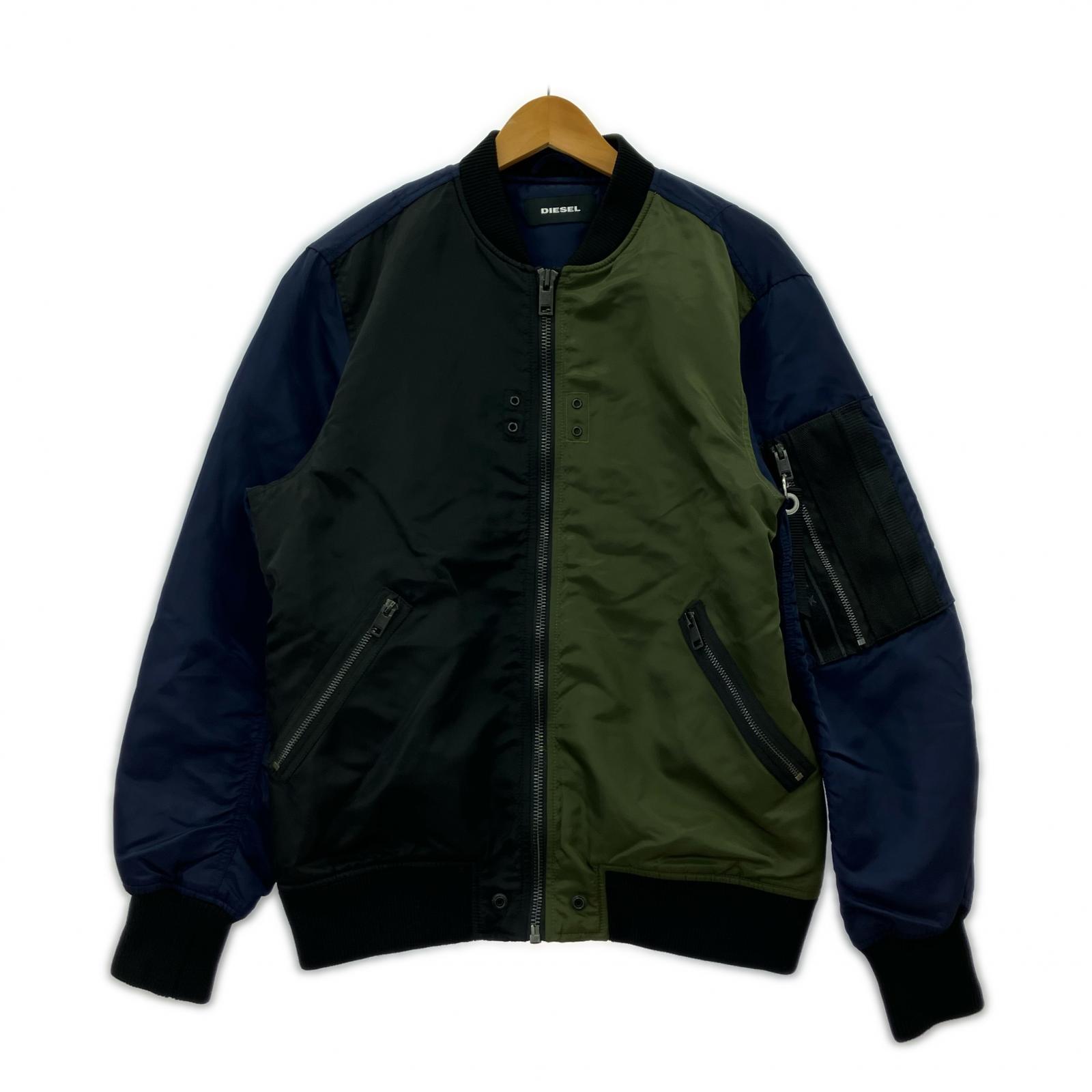 ジャケット DIESEL バイカラーMA-1 フライトジャケット (S) S
