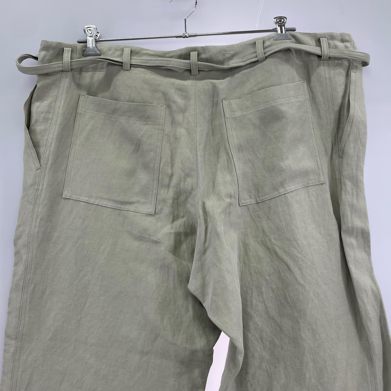 パンツ Cale SILK LINEN EASY PANTS シルクリネン 巻きパンツ 5