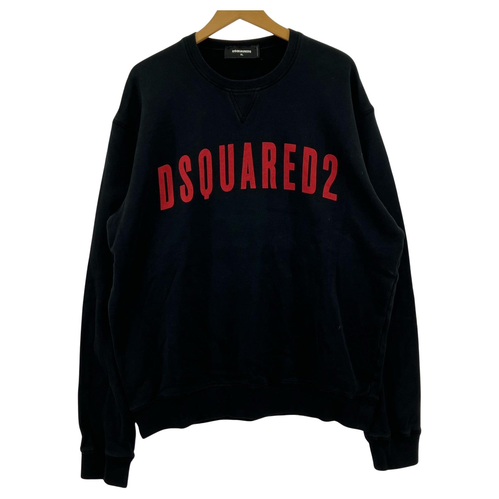 スウェット フロントロゴプリント（XL）BLK ブラック