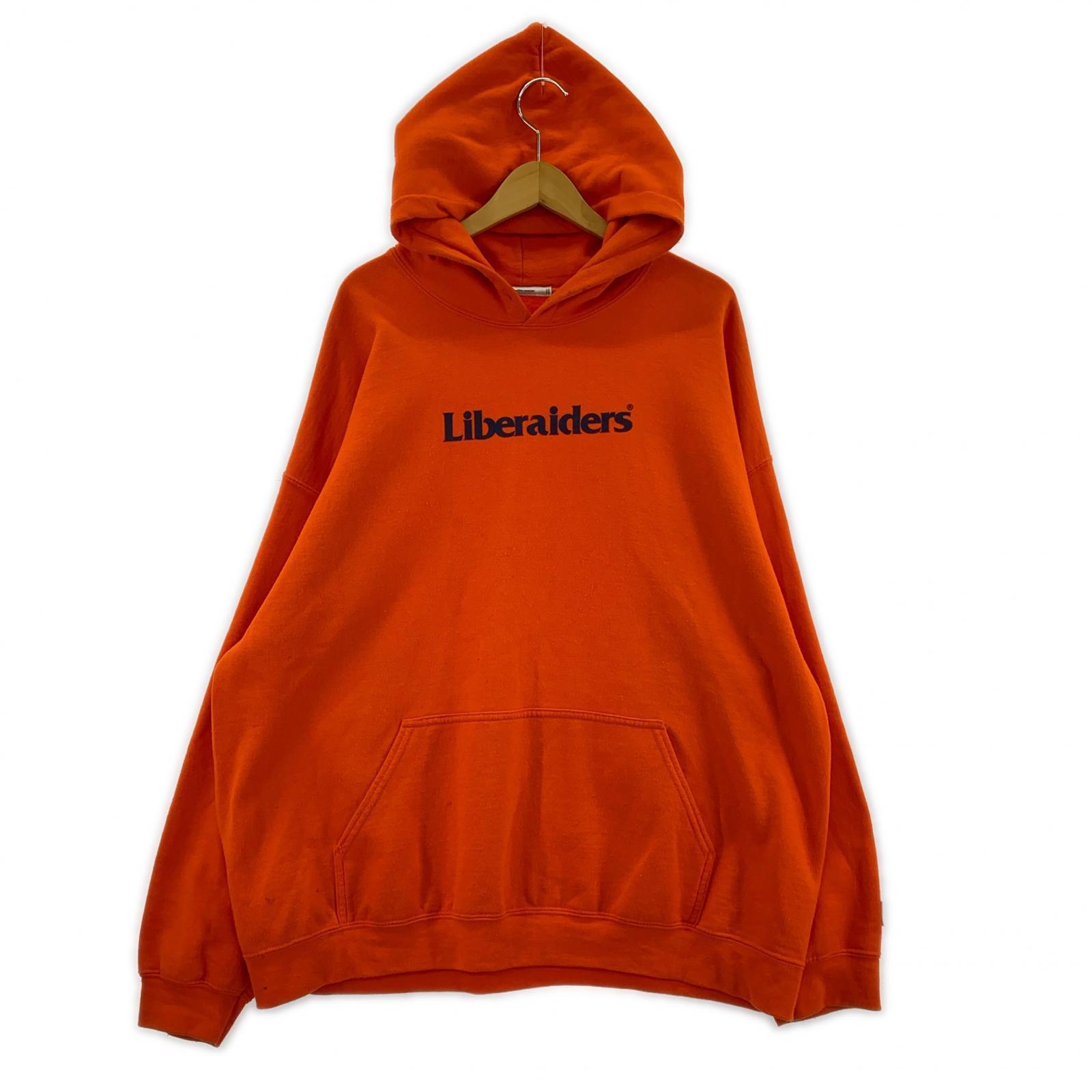 パーカー Liberaiders フロントロゴプリント オレンジ XL オレンジ