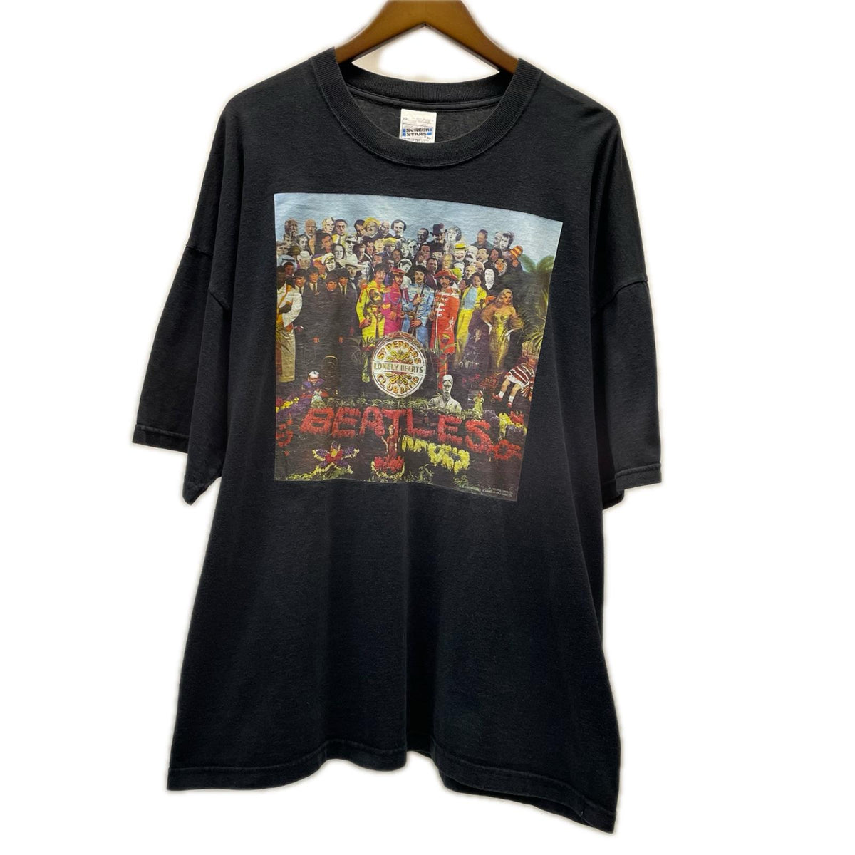 半袖Ｔシャツ 90s ビートルズ　バンドTシャツ 1996年 SCREEN STARSﾀｸﾞ 3L ブラック