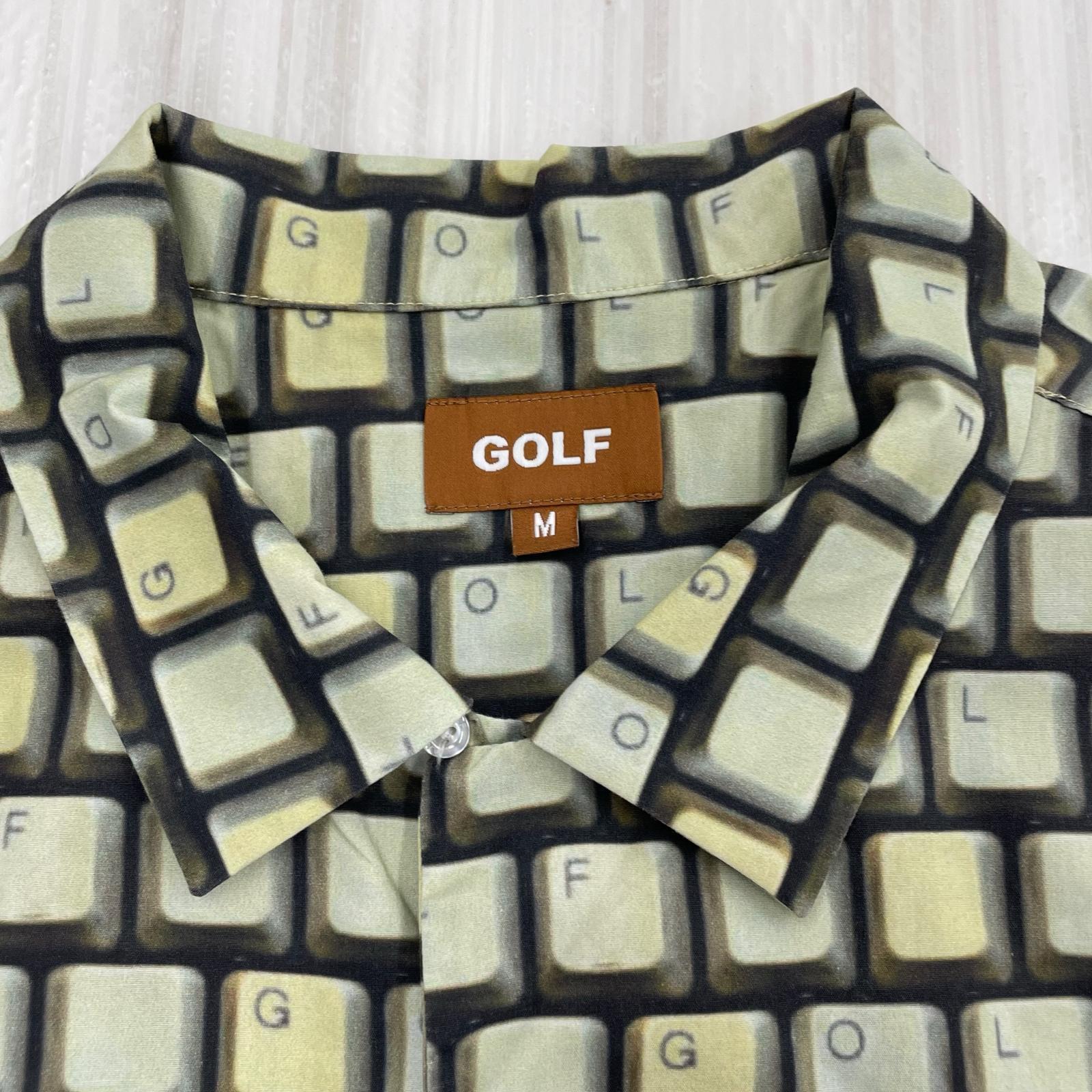 半袖シャツ GOLF WANG keyboard shirt キーボード転写プリントシャツ M M