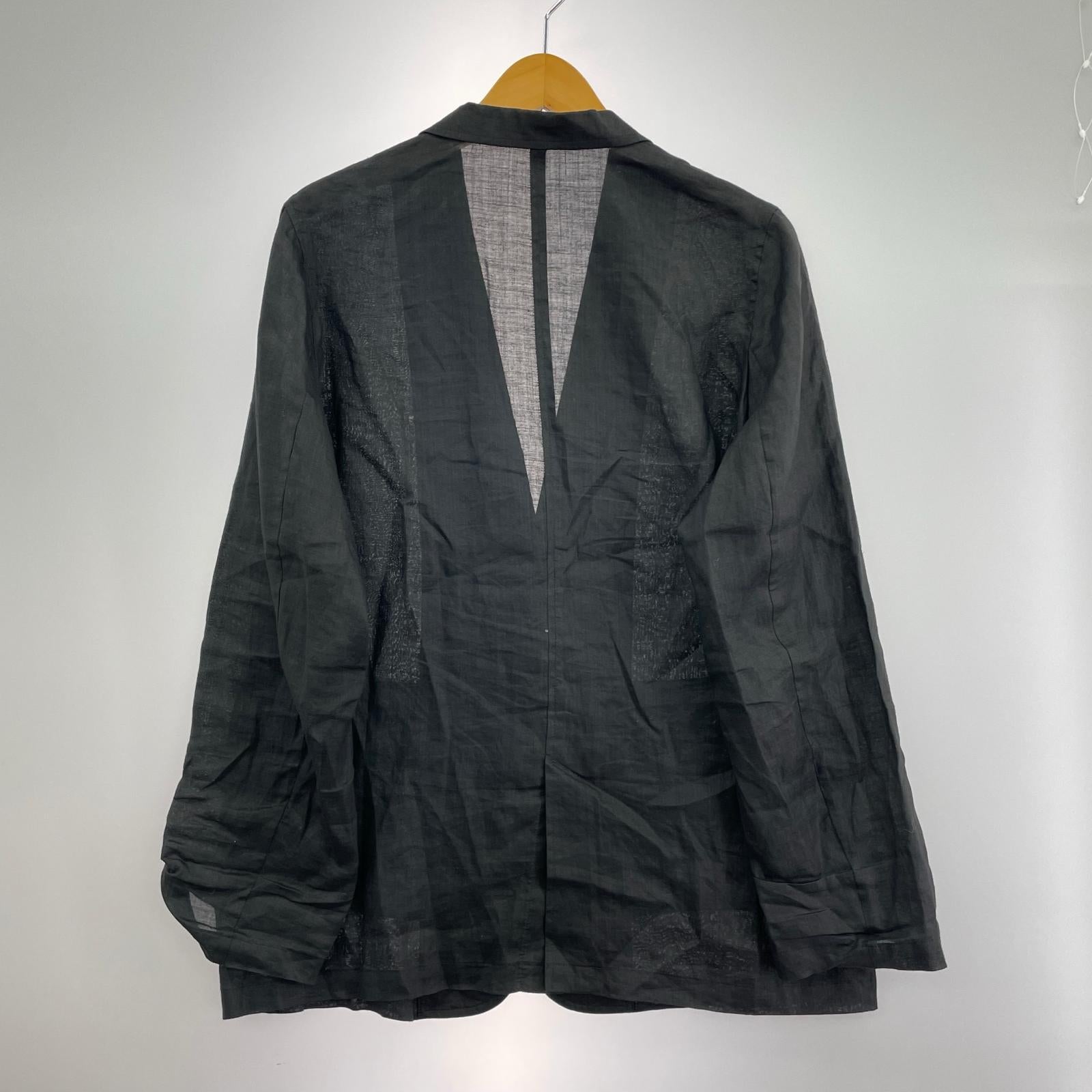 ジャケット Spick＆Span Noble ラミーシアージャケット 25-010-240-5020-2-0 黒 (38) 38 ブラック