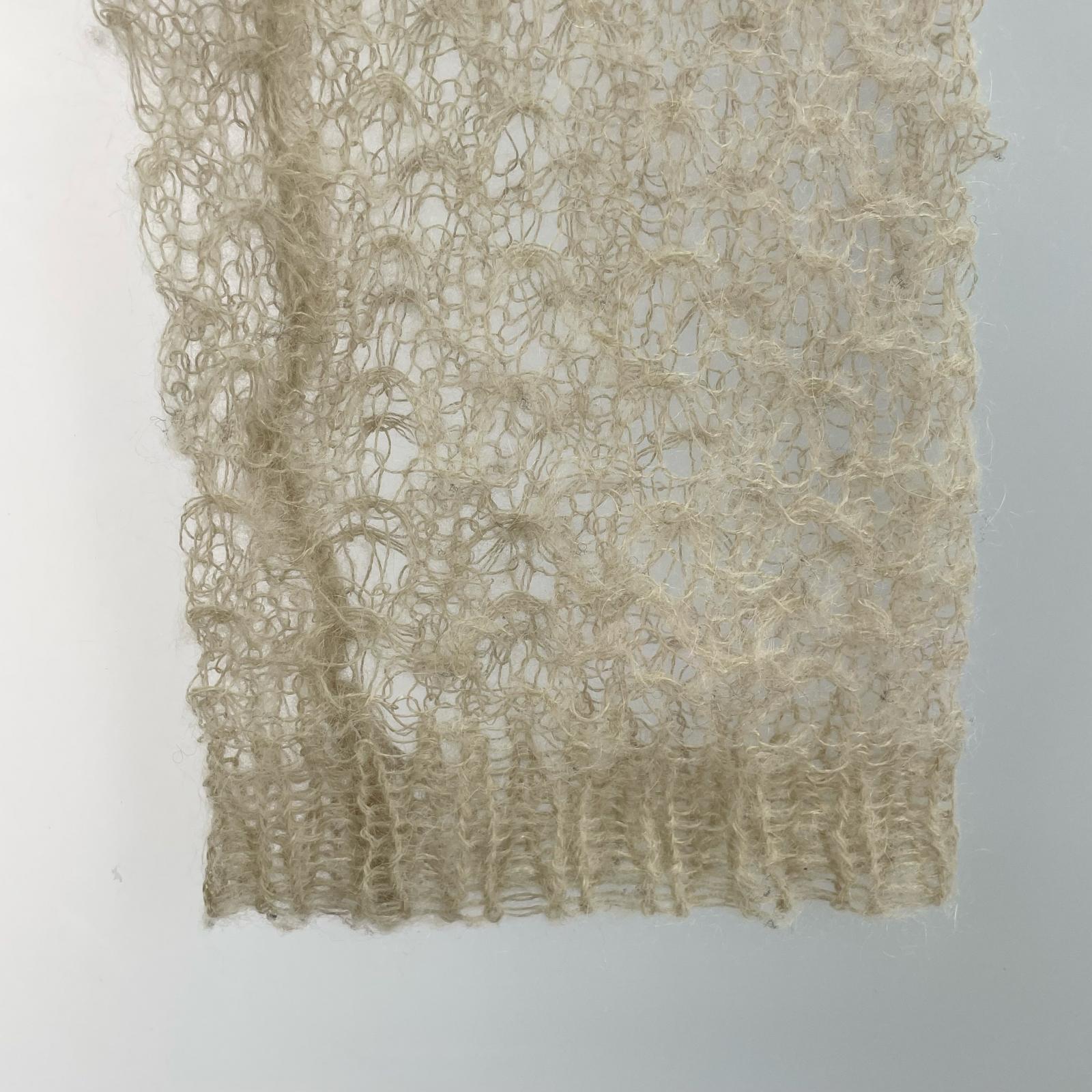 ニット ADAWAS CABLE-KNIT PONCHO ADWS-401-66 (F) ベージュ