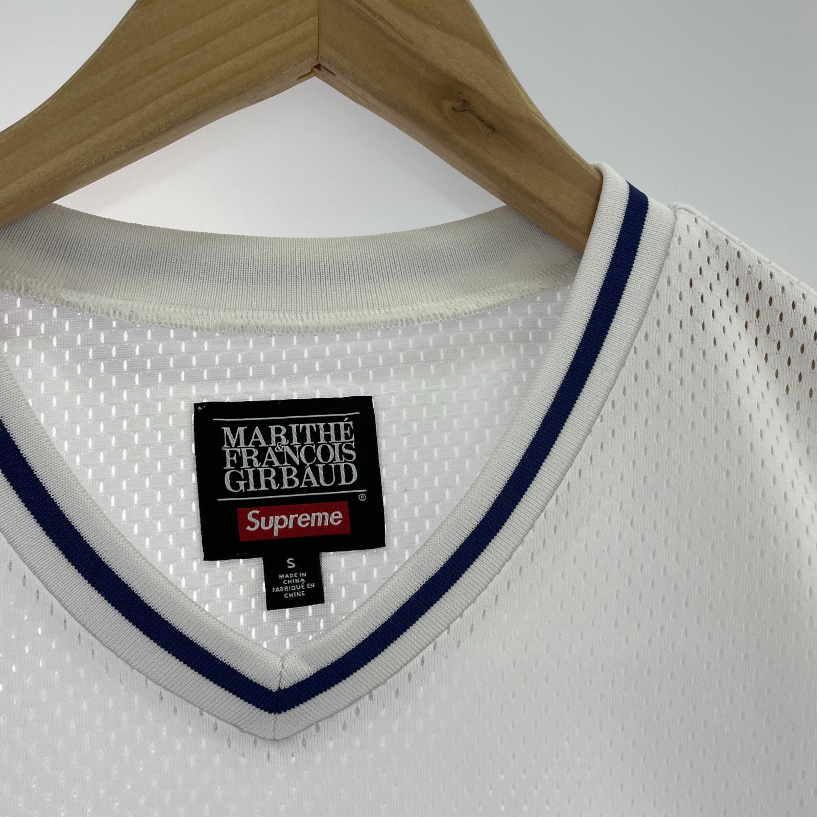 長袖Ｔシャツ Marithe Francois Girbaud MESH GAME SHIRT S ホワイト