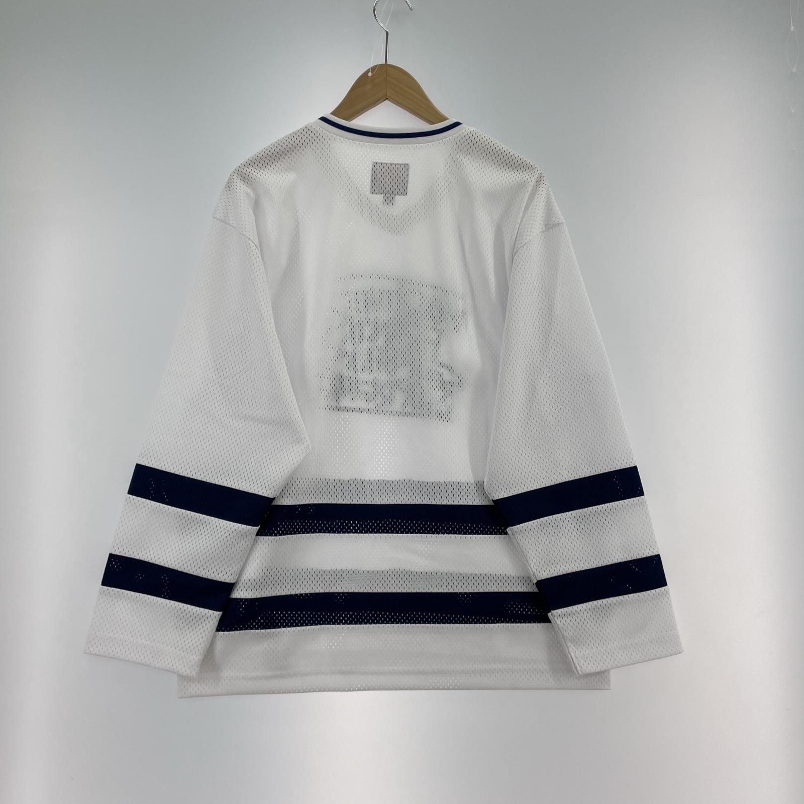 長袖Ｔシャツ Marithe Francois Girbaud MESH GAME SHIRT S ホワイト