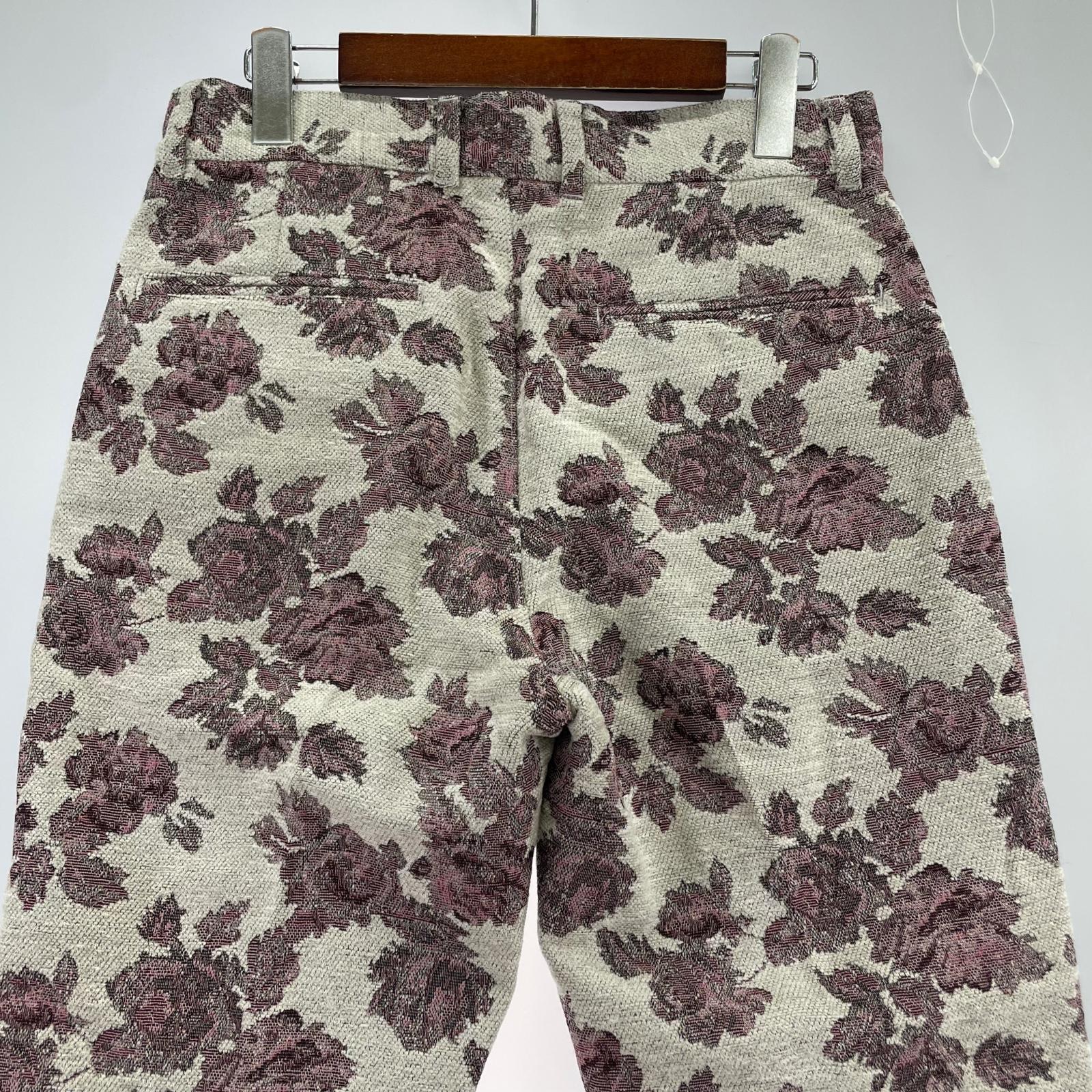 パンツ URIG 花柄センタープレスパンツ 1