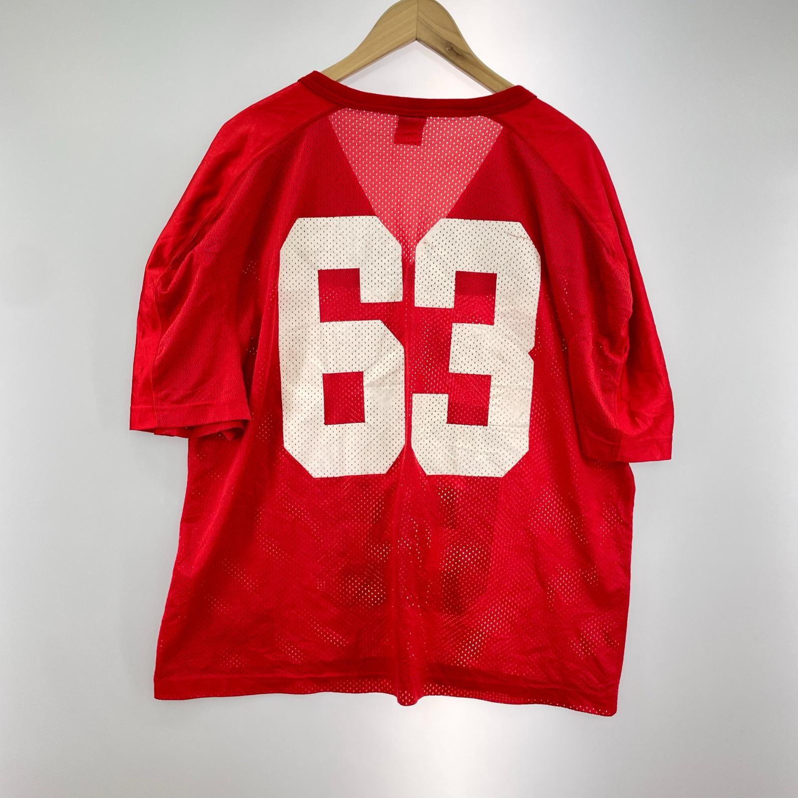 半袖Ｔシャツ 90S ホッケーシャツ レッド
