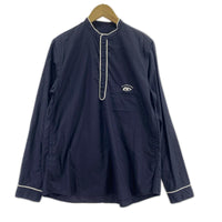 長袖シャツ JohnUNDERCOVER ﾌﾟﾙｵｰﾊﾞｰﾊﾟｼﾞｬﾏｼｬﾂ 紺 (2) 2 ネイビー