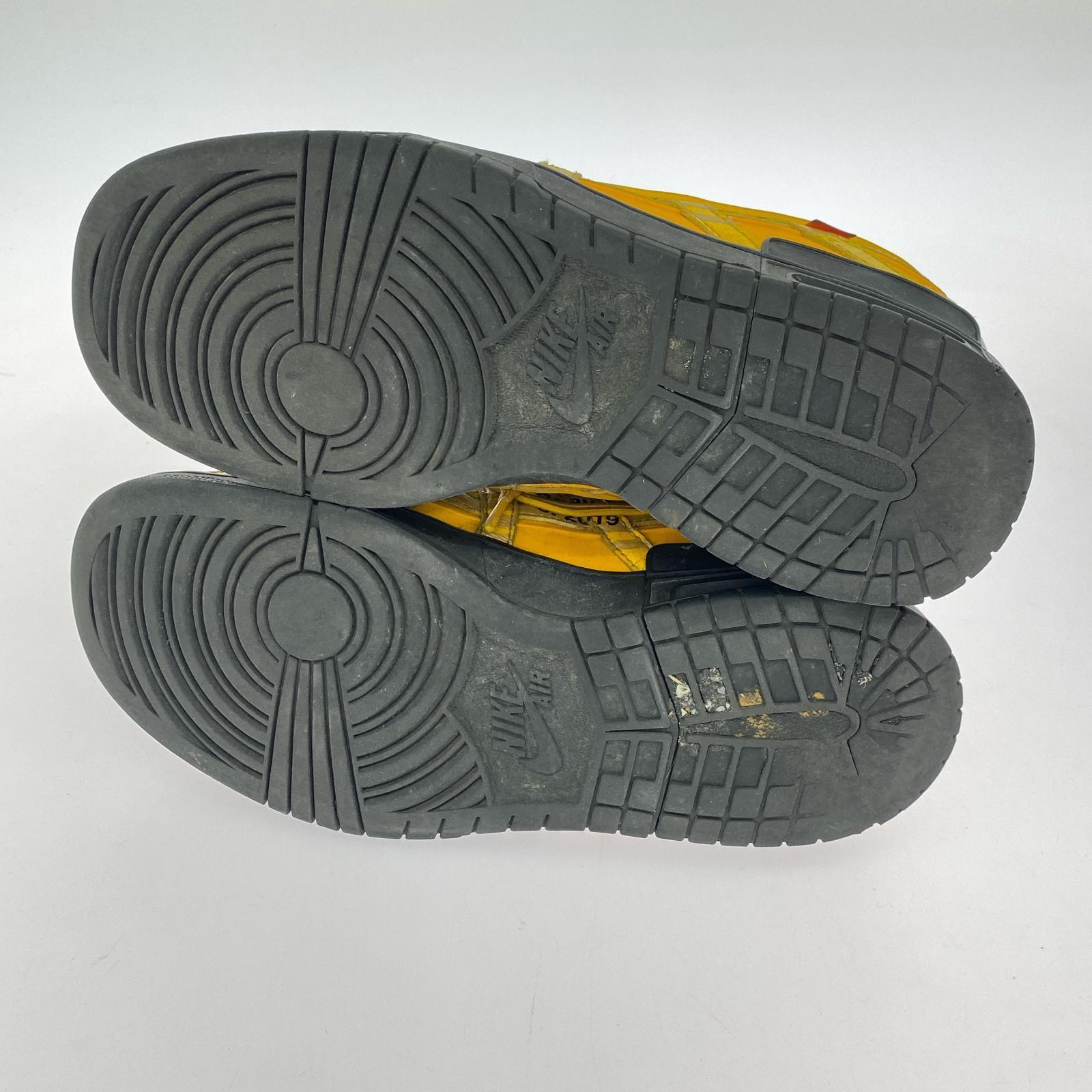 スニーカー エアラバーダンク/OFF WHITE 26.5cm (US8 1/2 UK8 EU43) イエロー