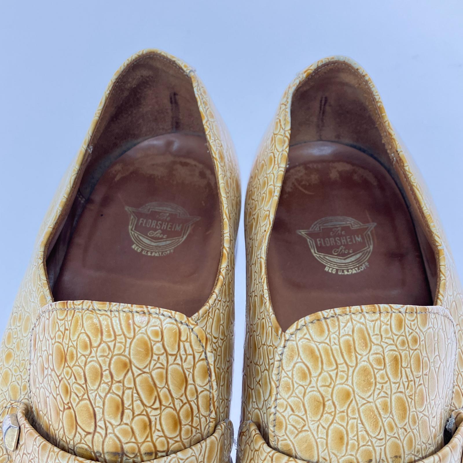 シューズ FLORSHEIM/パイソン/BEG