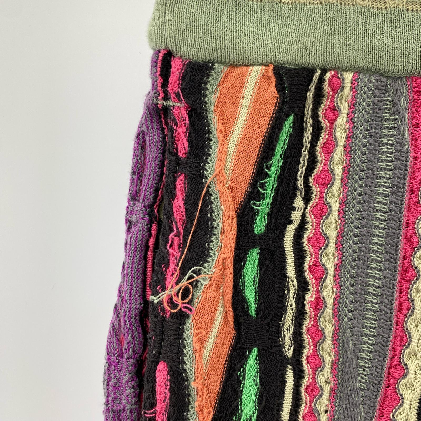パンツ ×COOGI 3Dニットパンツ