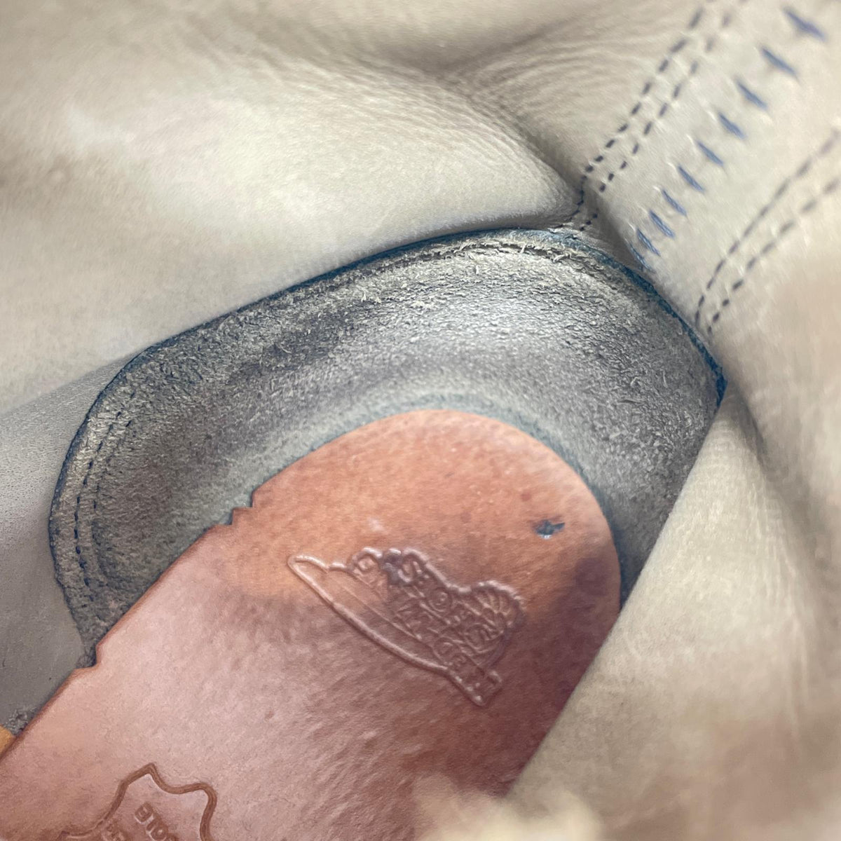 ブーツ Nigel Cabourn別注 MOC TOE (25.5) 25.5cm (US7 1/2 UK7 EU41) カーキ