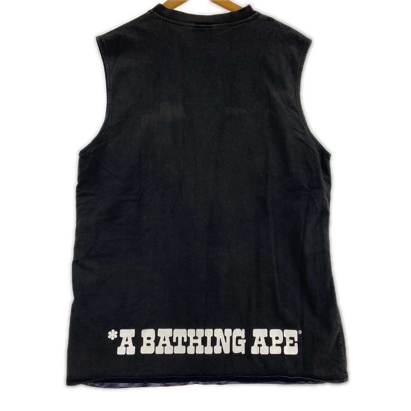半袖Ｔシャツ ノースリーブカットソー L ブラック