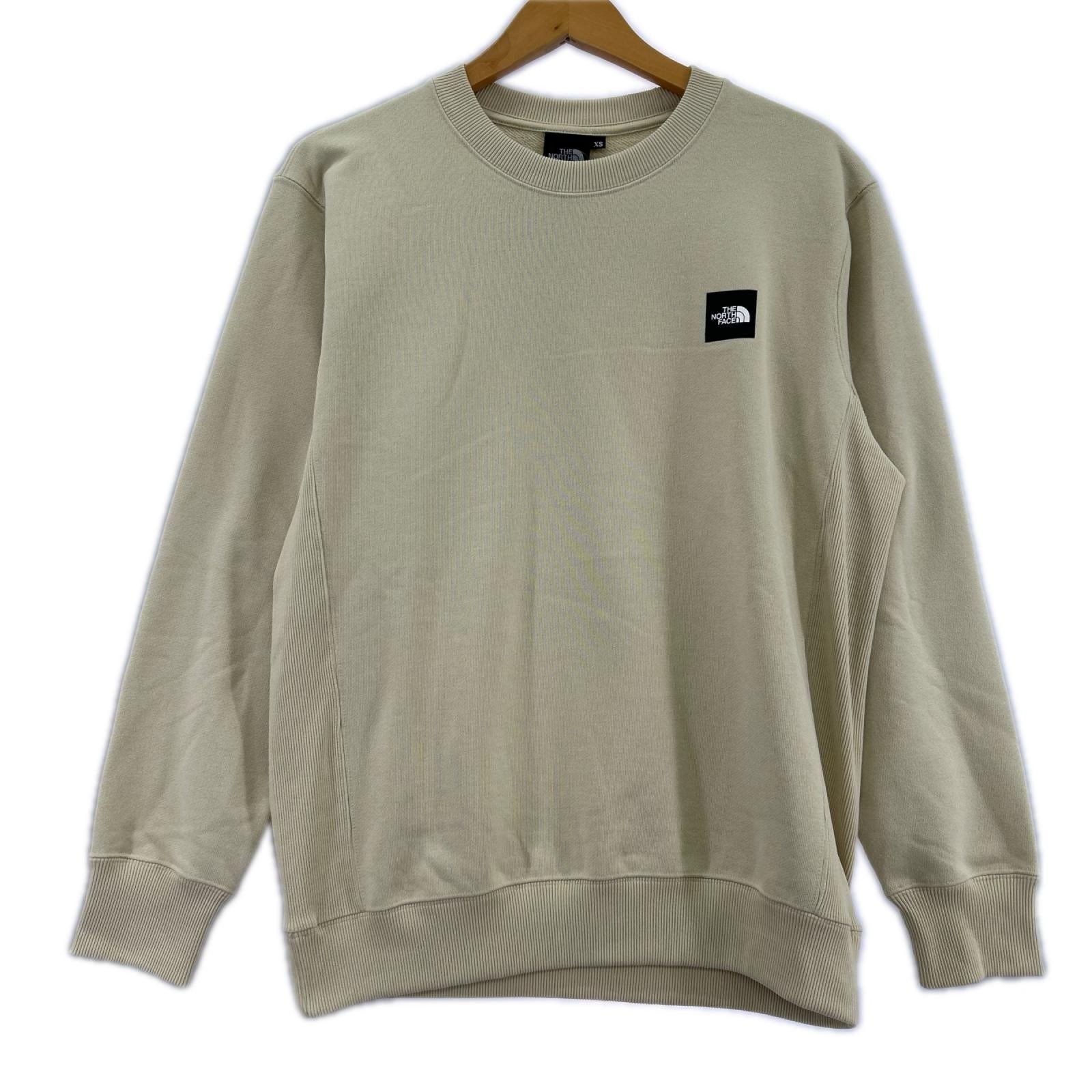長袖Ｔシャツ THE NORTH FACE Heather Logo Crew NT12334 ｸﾞﾗﾍﾞﾙ (XS) ベージュ