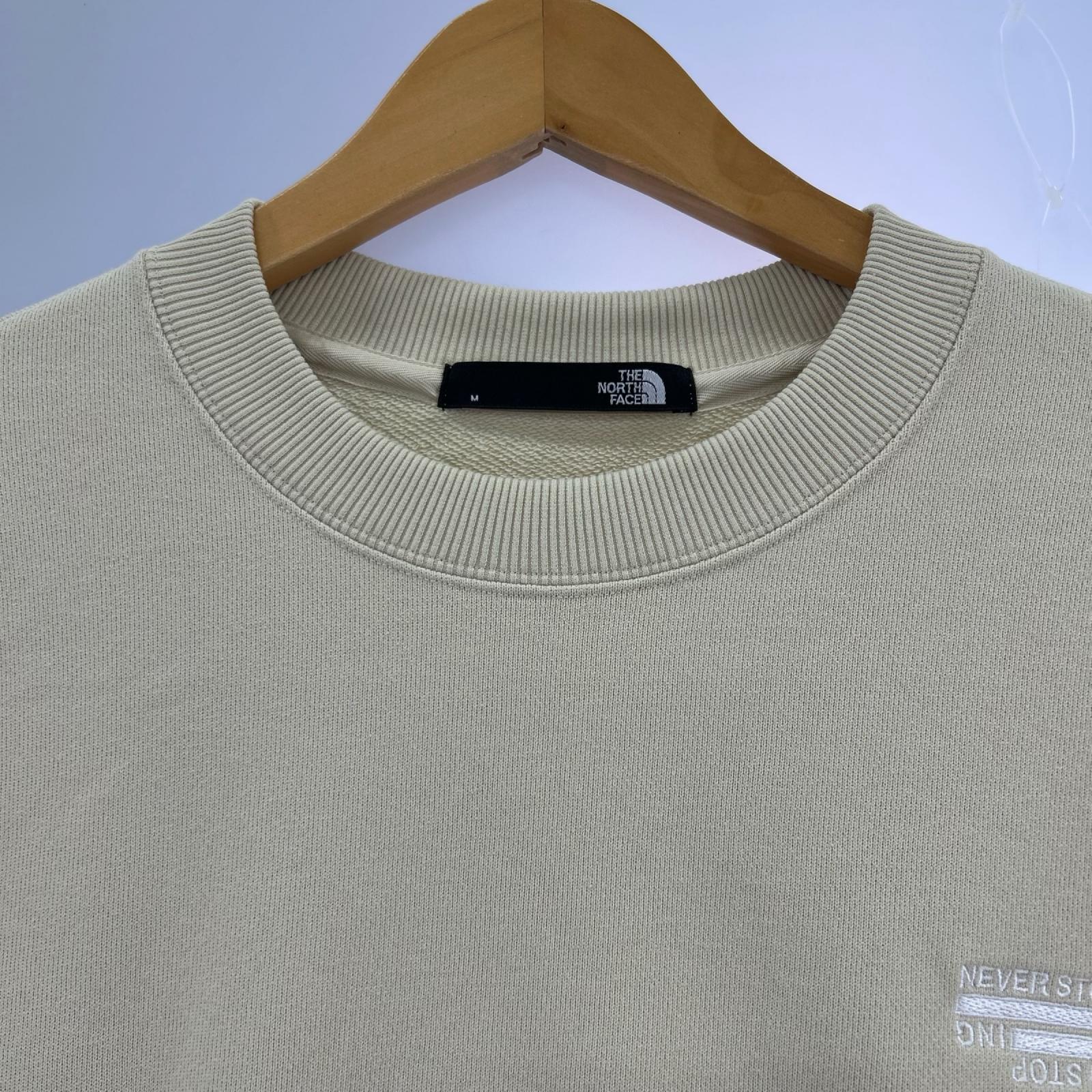 長袖Ｔシャツ THE NORTH FACE NEVER STOP ING Crew NT12444 ｸﾞﾗﾍﾞﾙ (M) M ベージュ