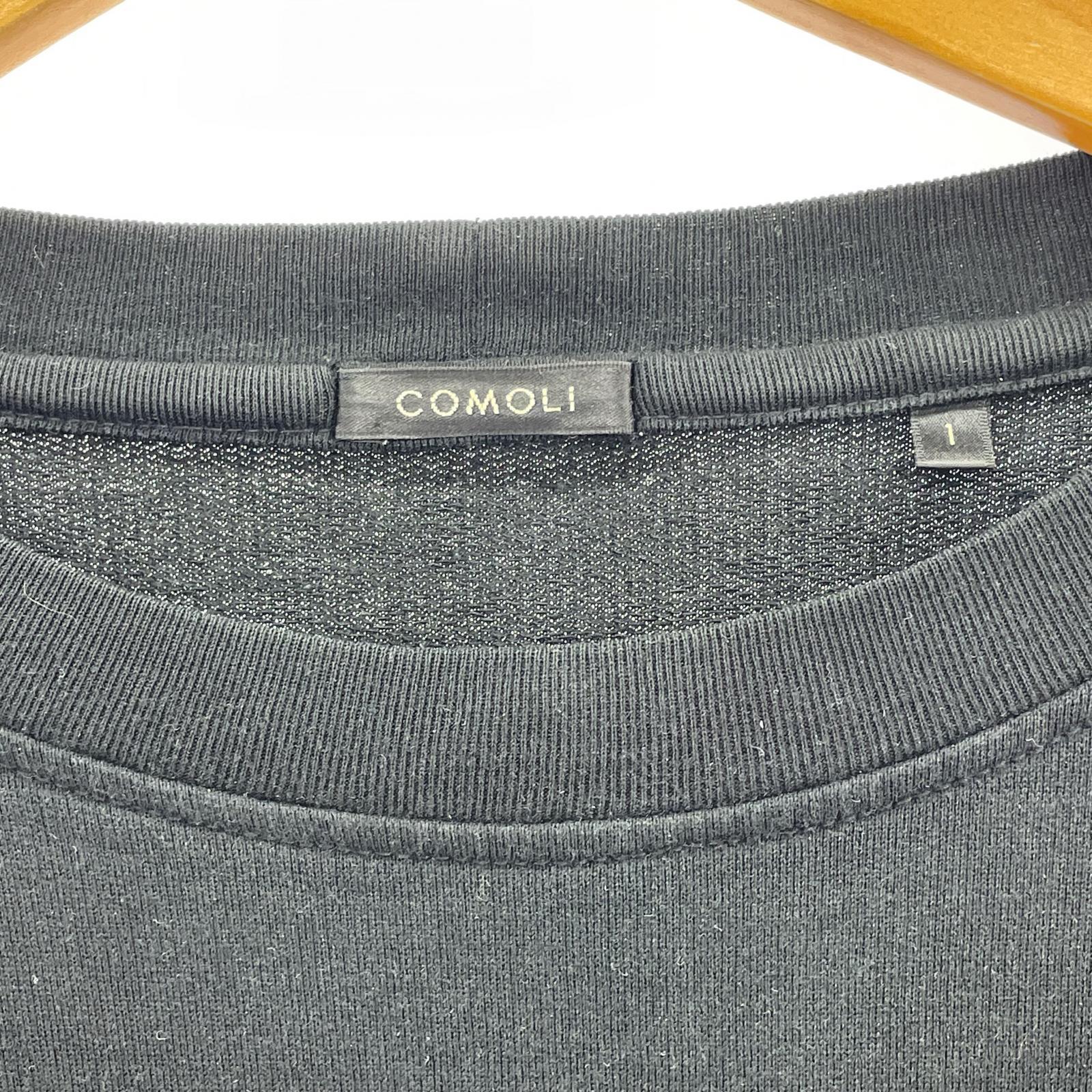 長袖Ｔシャツ コットンシルク 長袖カットソー 黒 (1) R01-05002 1 ブラック