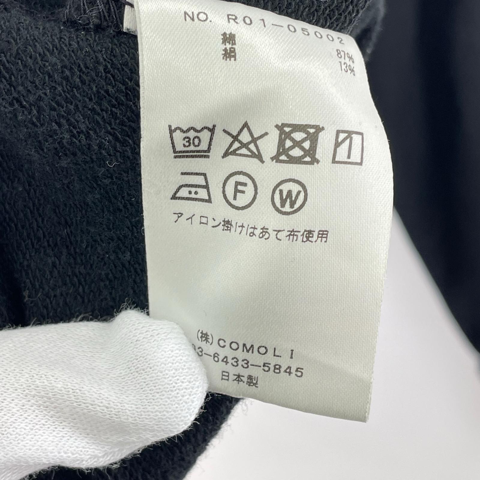 長袖Ｔシャツ コットンシルク 長袖カットソー 黒 (1) R01-05002 1 ブラック
