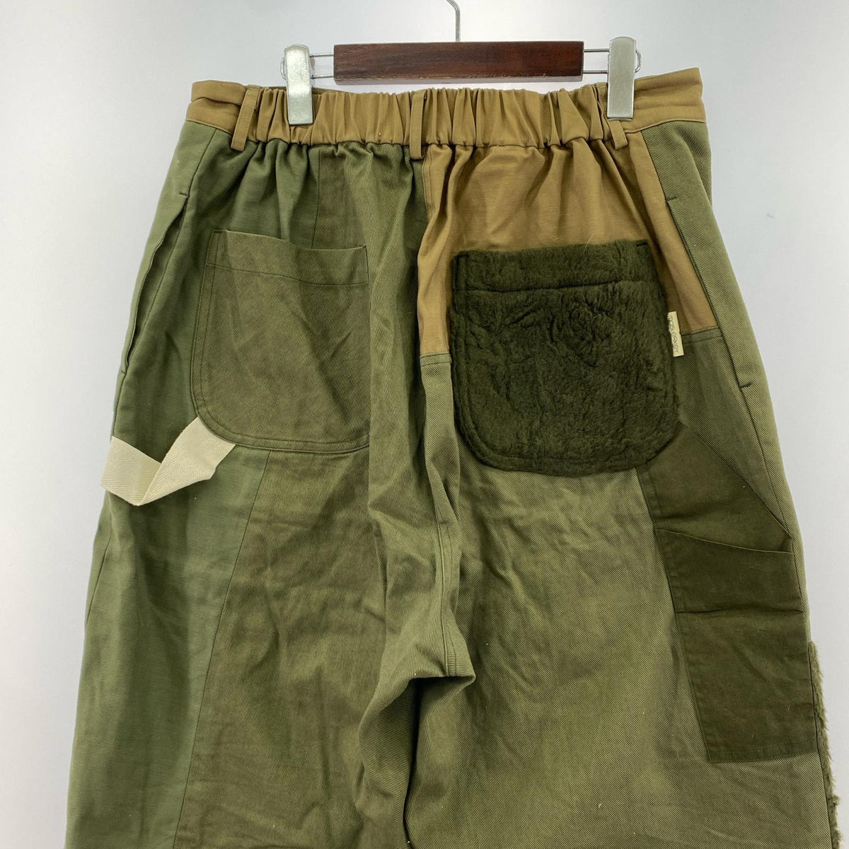 パンツ masterkey ﾎﾞｱﾊﾟｯﾁﾜｰｸﾊﾟﾝﾂ size1 カーキ