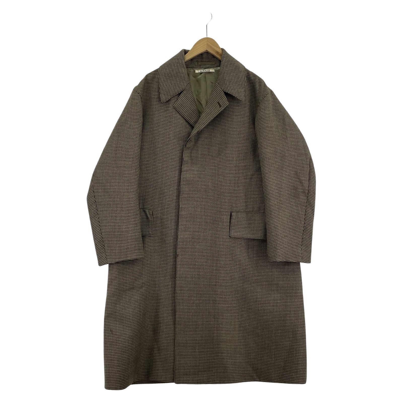 ジャケット 18AW DOUBLE FACE CHECK LONG COAT 3 3