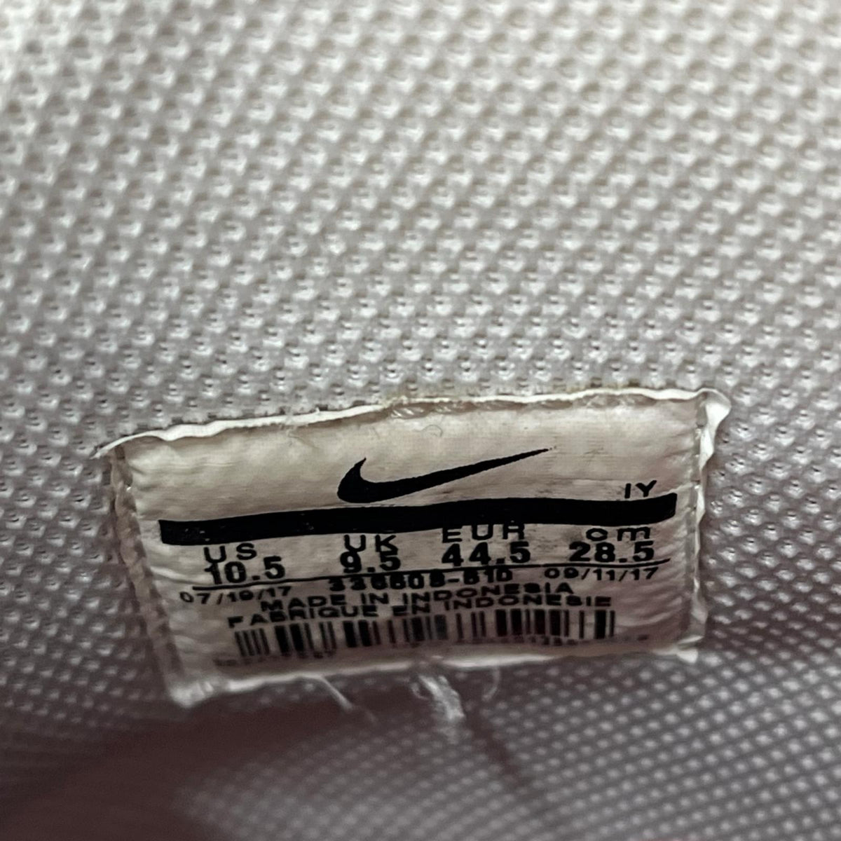 スニーカー BIG NIKE HIGH 赤 338608-610 28.5cm (US10 1/2 UK10 EU47) レッド