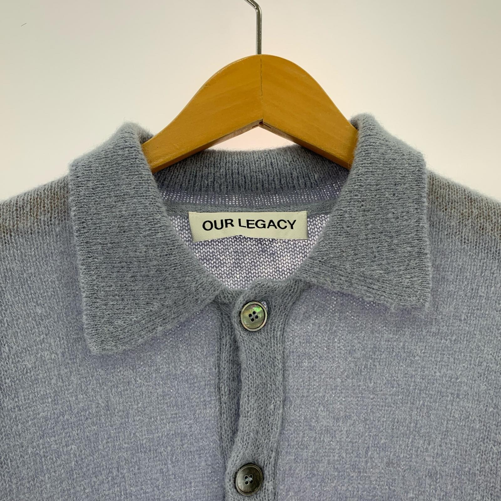 カーディガン EVENING POLO 48 ブルー