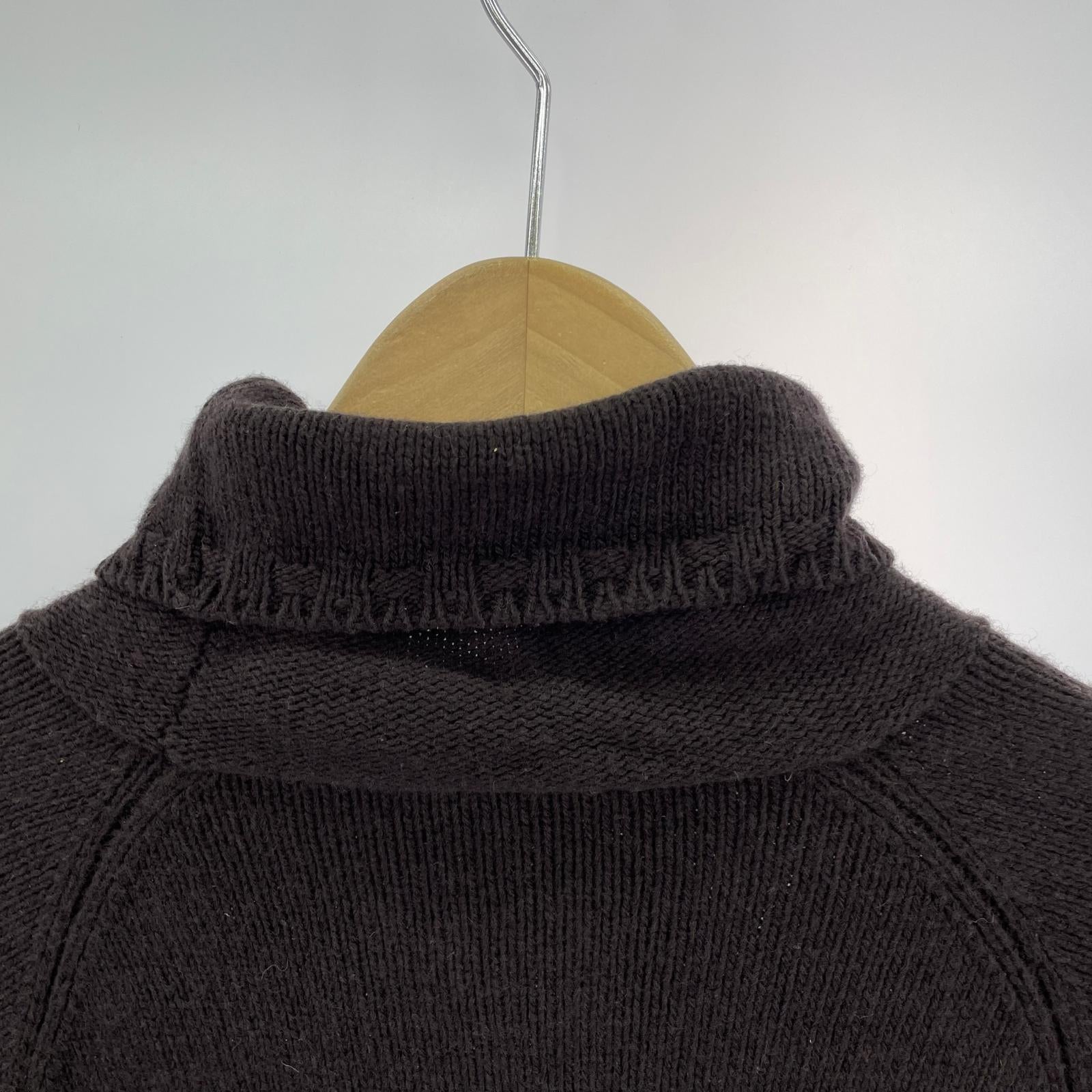 ニット JIL SANDER ハイネックセーター 茶 (36) 36 ブラウン