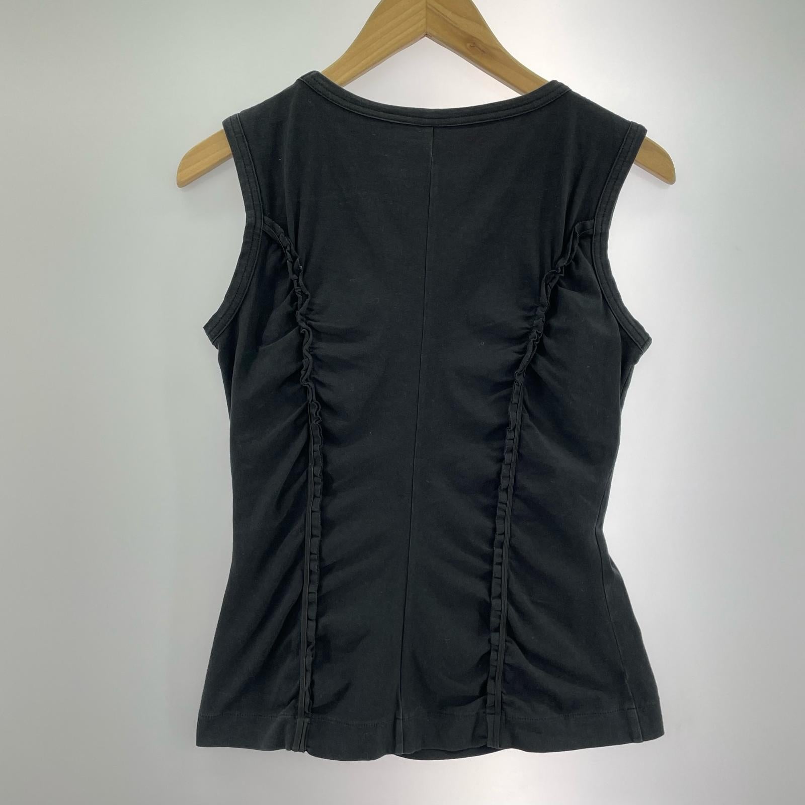 タンクトップ TAO COMME des GARCONS N/Sカットソー 3S-T026 黒 AS2006 ブラック