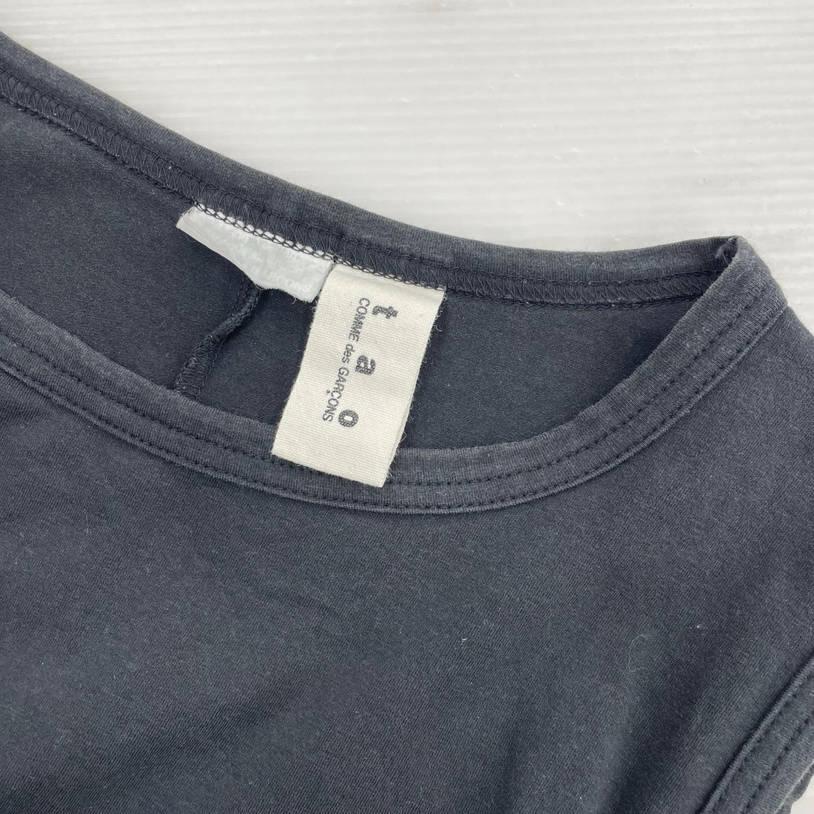 タンクトップ TAO COMME des GARCONS N/Sカットソー 3S-T026 黒 AS2006 ブラック