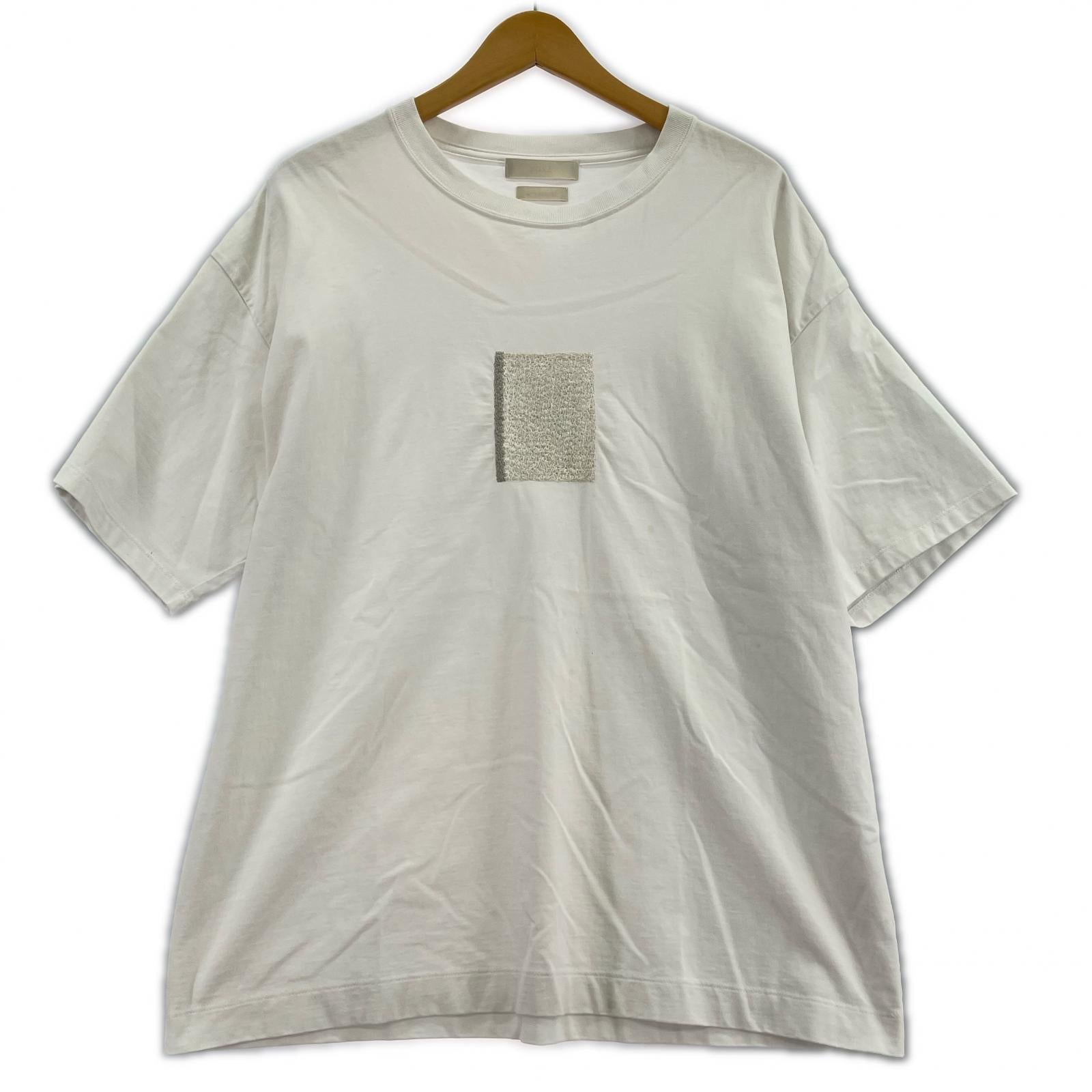 半袖Ｔシャツ NEWMAN EMBROIDERED T-SHIRT/白 2 ホワイト