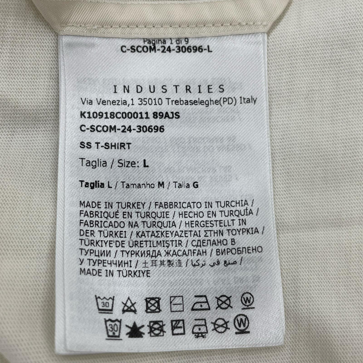 その他トップス MONCLER　Tシャツ　ホワイト　L　K10918C00011 89AJS L ホワイト