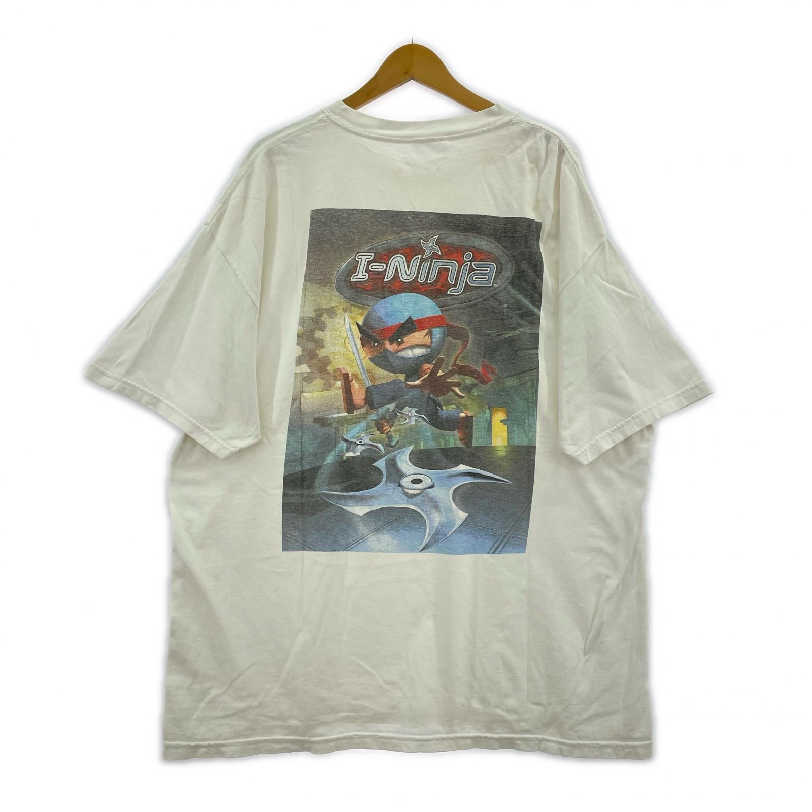 半袖Ｔシャツ 00s PS2 namco I-NINJA Tシャツ(XL) ホワイト ホワイト