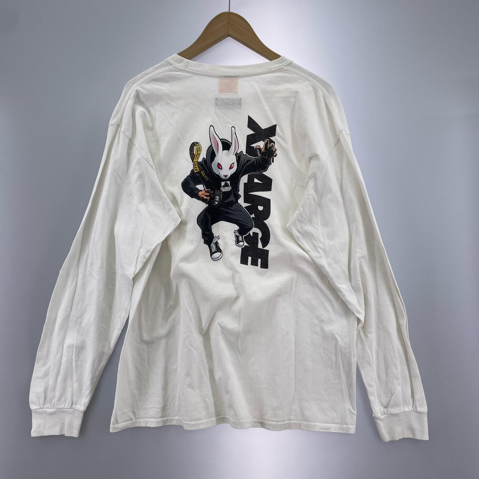 長袖Ｔシャツ XLARGE MOON CHASER TEE ホワイト