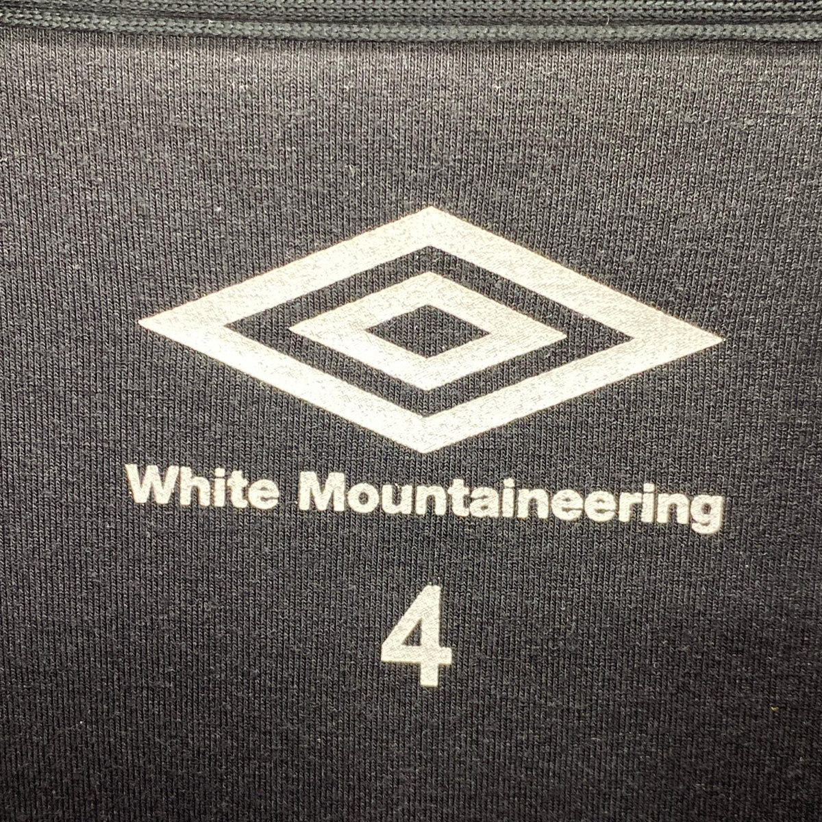 パーカー WHITE MOUNTAINEERING 25SS ×UMBRO RAGLAN SLEEVE HOODIE 4 黒 4 ブラック
