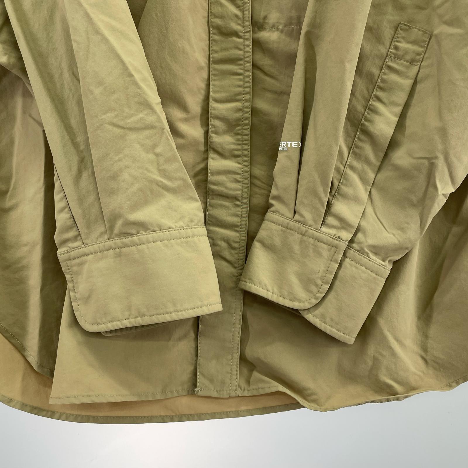 長袖シャツ PERTEX ナイロンシャツ (M) M ベージュ