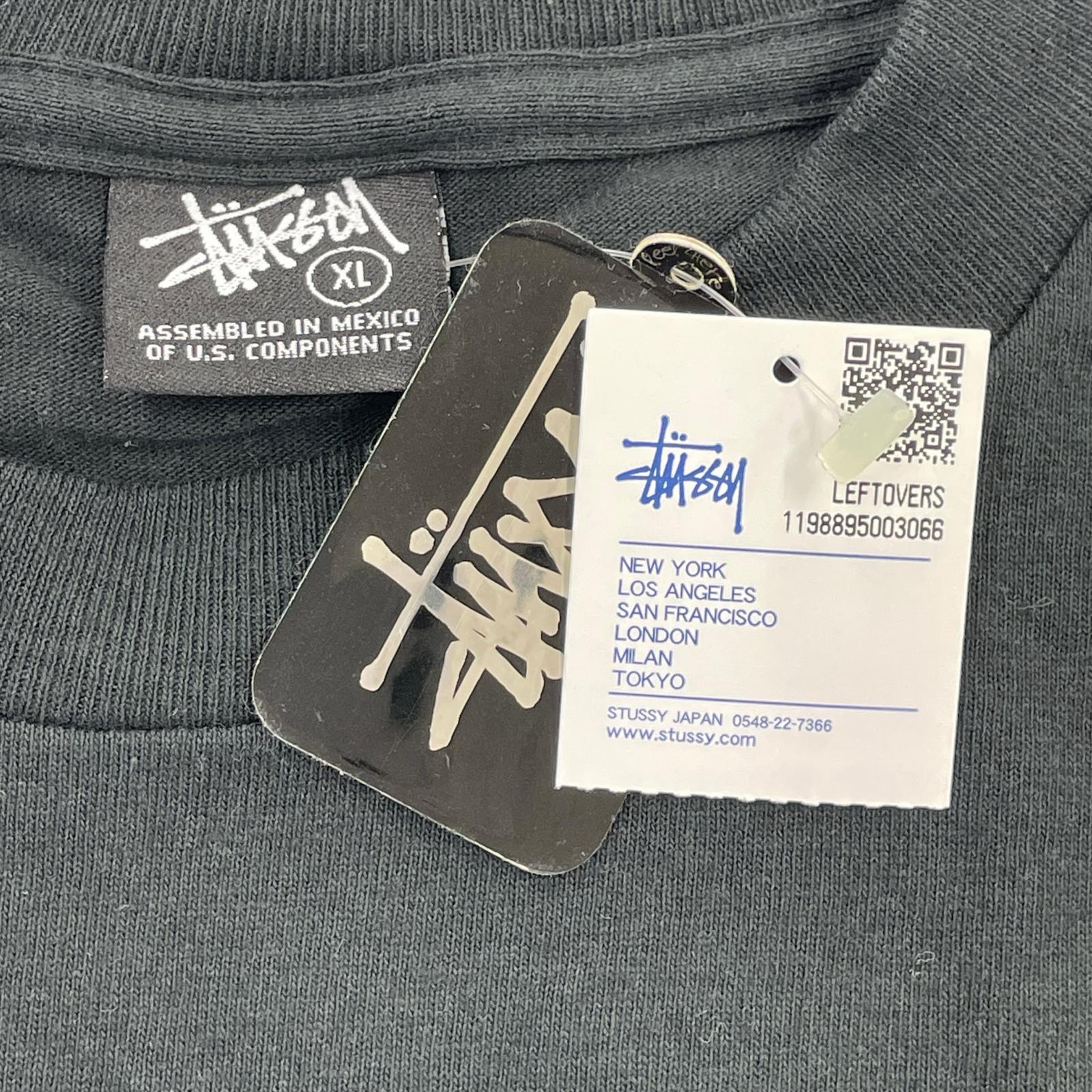 その他トップス STUSSY LEFTOVERS　Tシャツ　ブラック　XL ブラック
